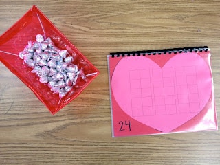 30 Frame Valentine Math