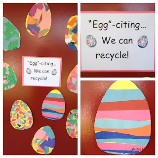 “Egg” citing!  We can recycle with art!
