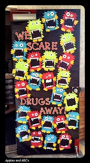 Red Ribbon Week Door