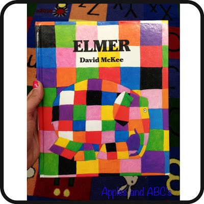Elmer the Elephant (elephants are hard to draw!)