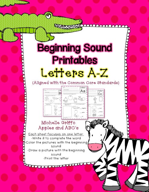 Letter Sound Printables!