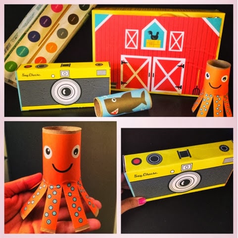 Toys for Creative Play From Recycled Boxes