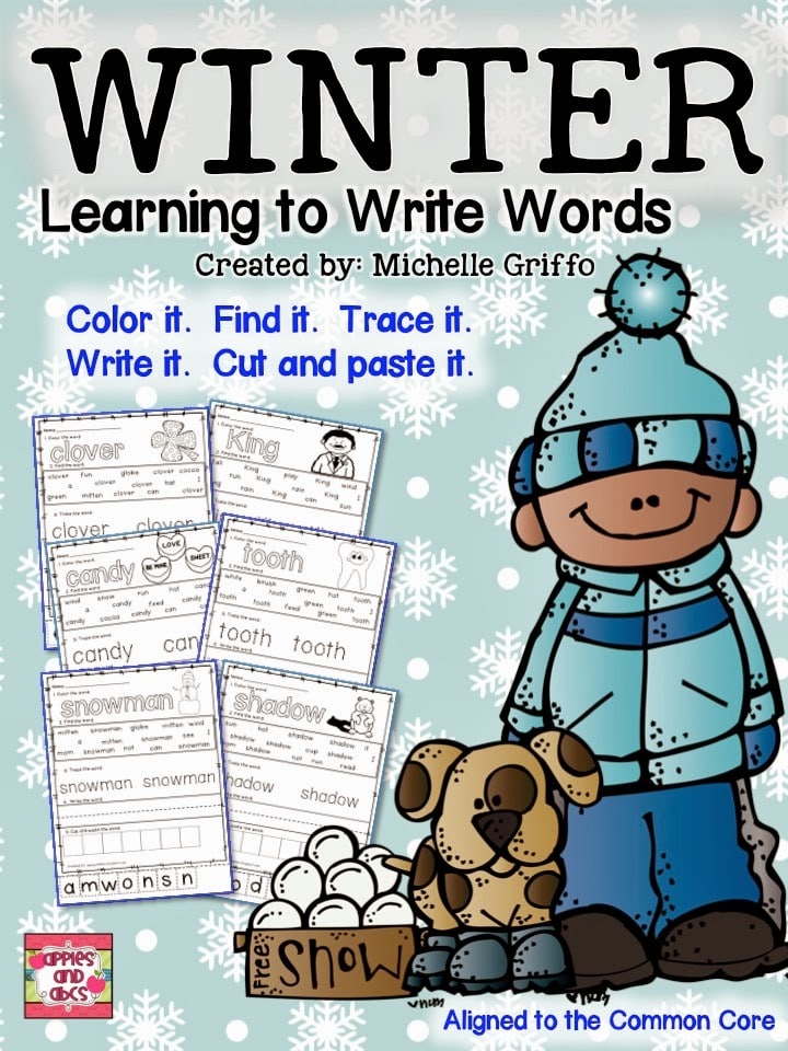 Winter Words: Learn to Read and Write!