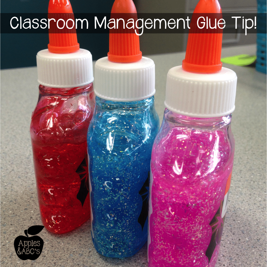 Glitter Glue Management Tip!