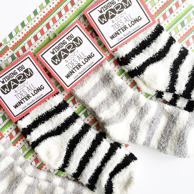 Cozy Toes Gift Tag