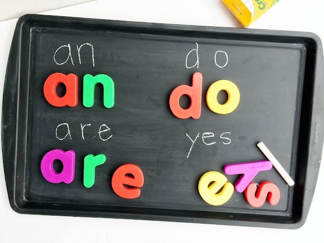 DIY Cookie Sheet Chalkboard