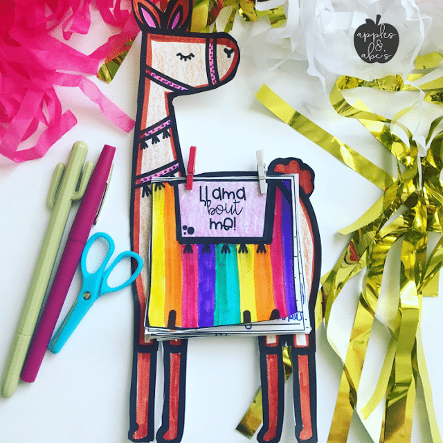 llama back to school craft