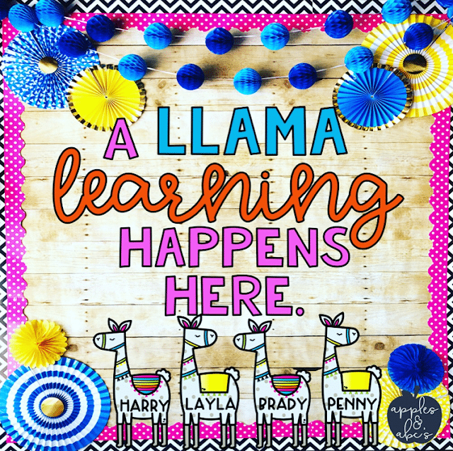 Llama Classroom Theme