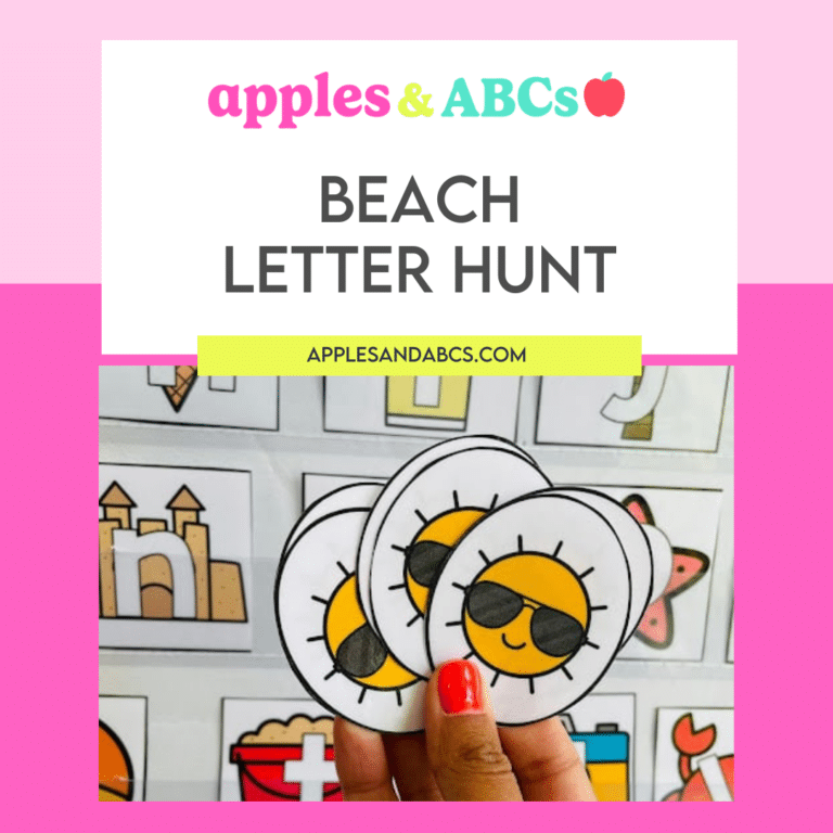 Peek-A-Boo Summer Letter Hunt