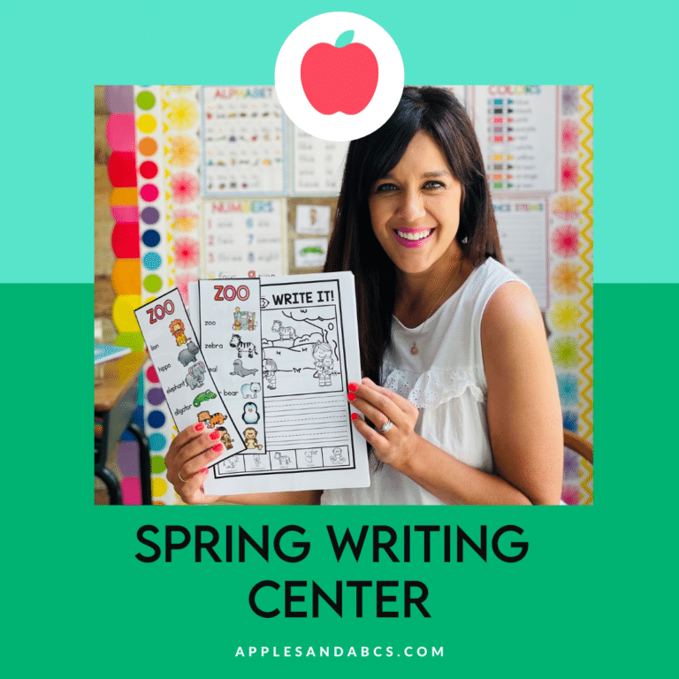 May Kindergarten Writing Center