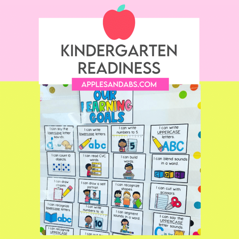 Kindergarten Readiness Activities and Centers
