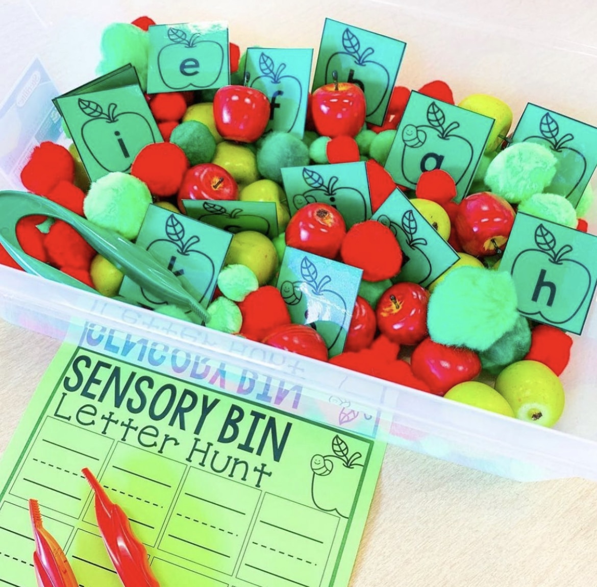 Fine Motor Activities for Kindergarten - Sensory Bin