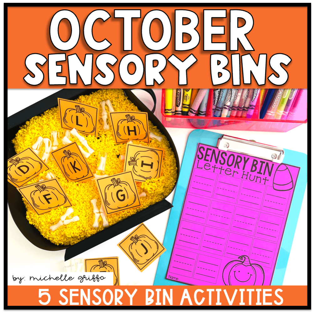 october sensory bin