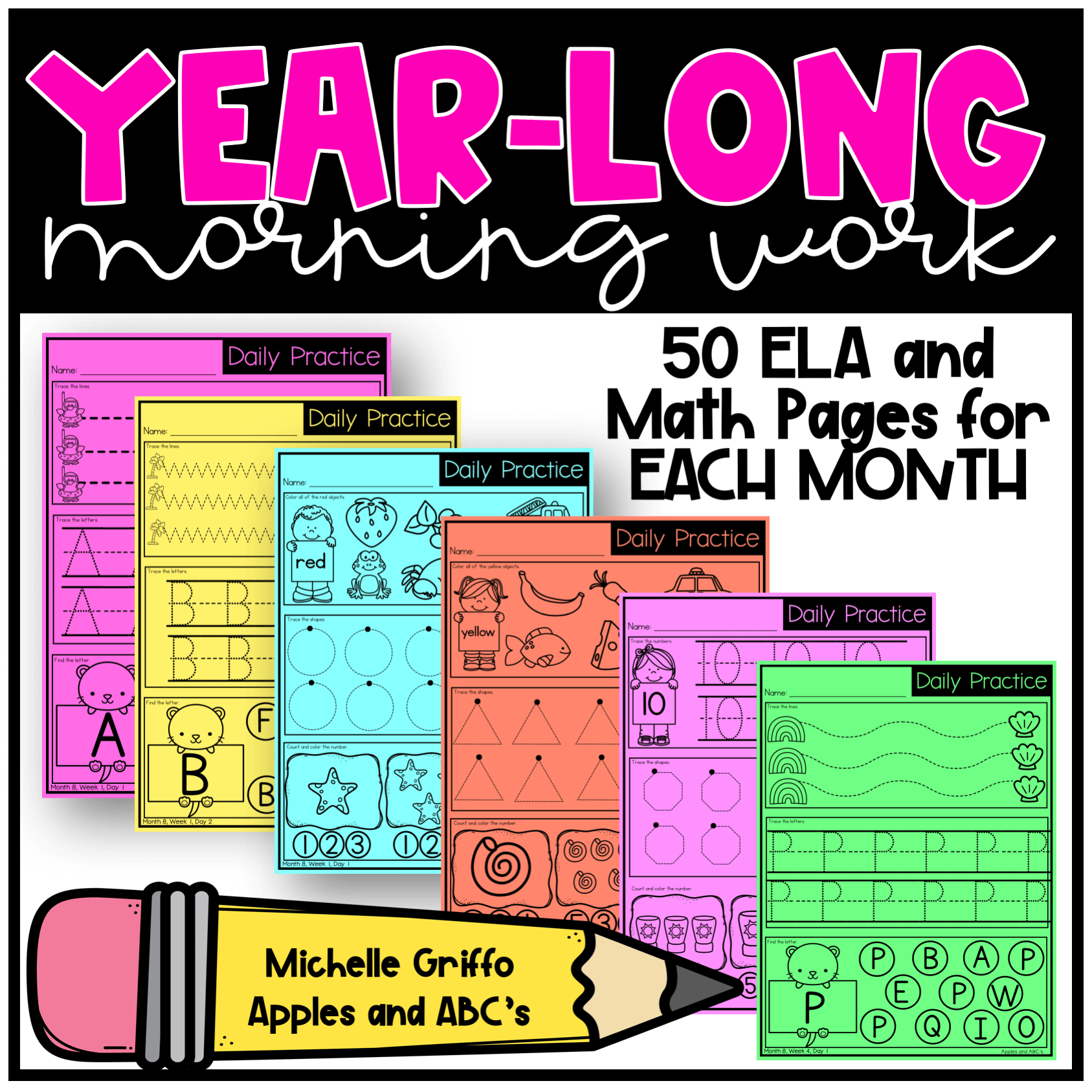 year long morning work cover