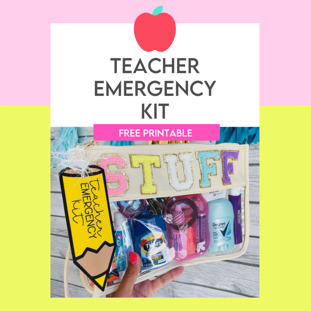 Teacher Emergency Kit Cover